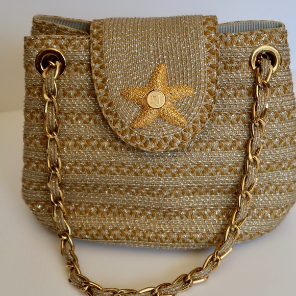 Gold “Squishy” ERIK JAVITS Bag - Picture 1 of 10